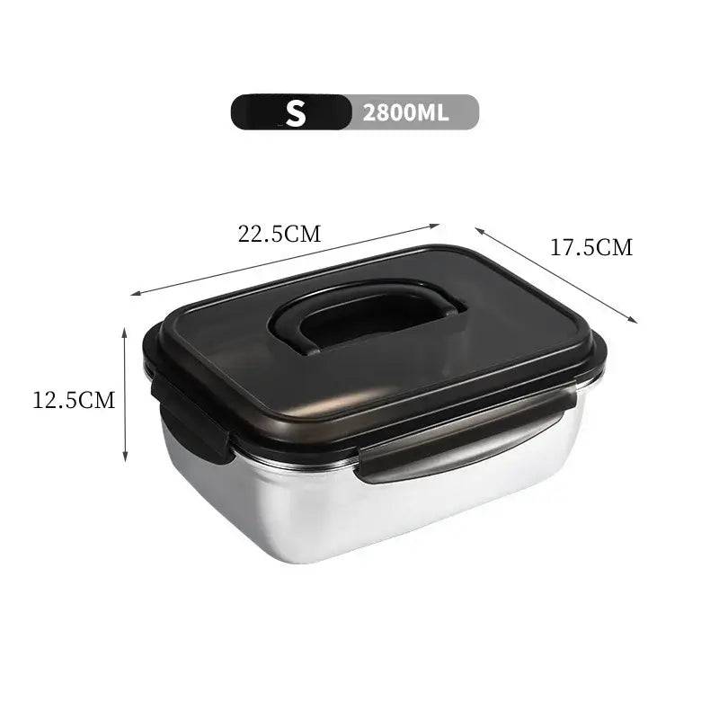 Stainless Steel Refrigerator Freezer Lunch Box