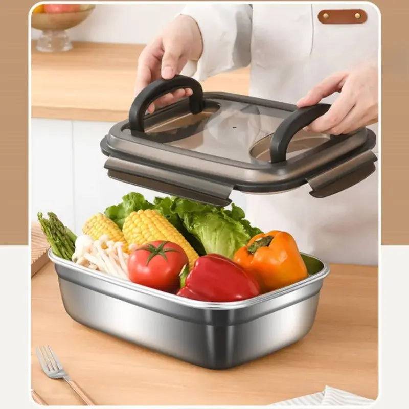 Stainless Steel Refrigerator Freezer Lunch Box
