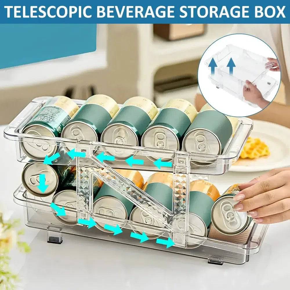 Beverage Can Organiser Refrigerator Holder