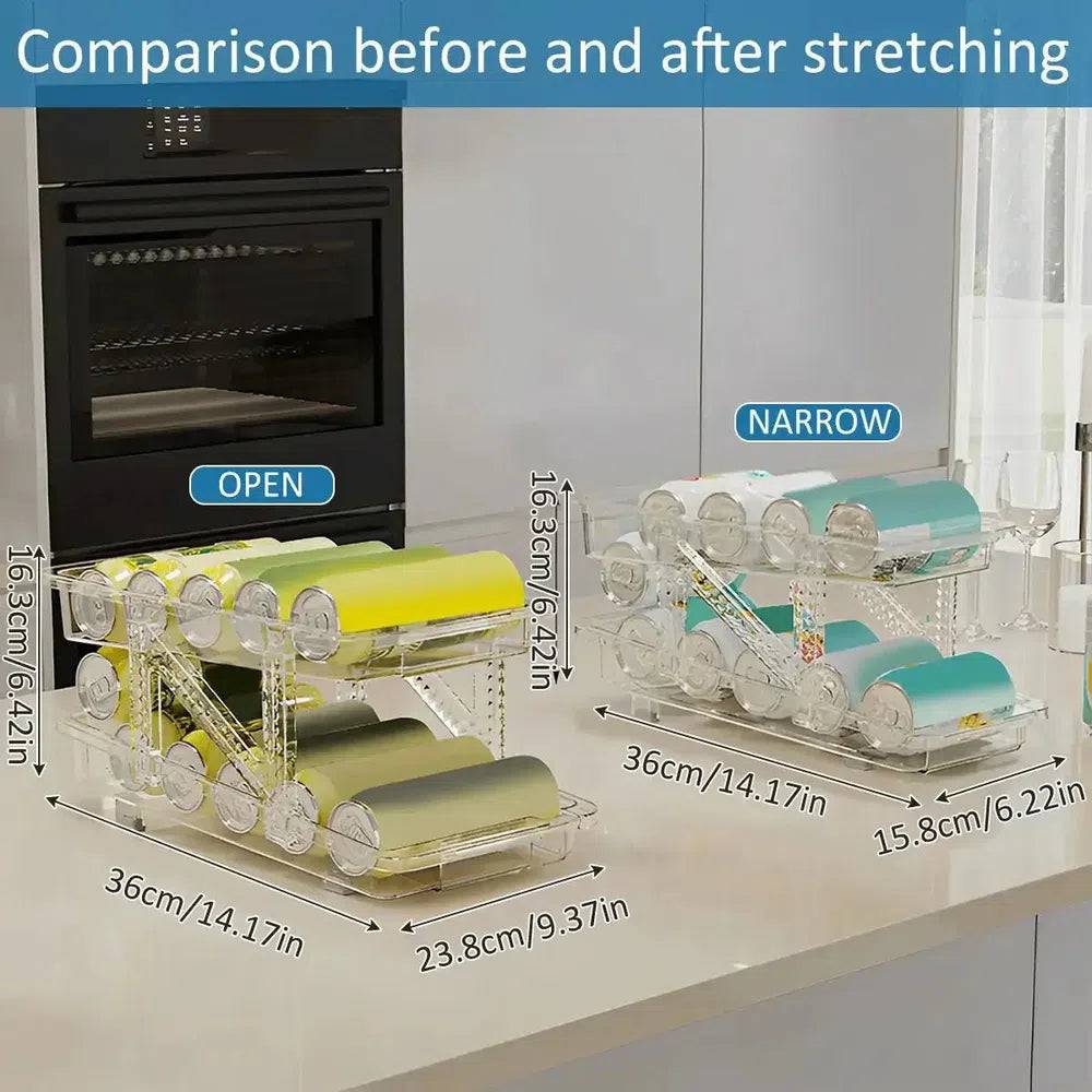 Beverage Can Organiser Refrigerator Holder