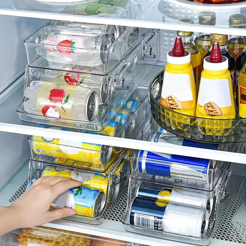 Beverage Can Organiser Refrigerator Holder