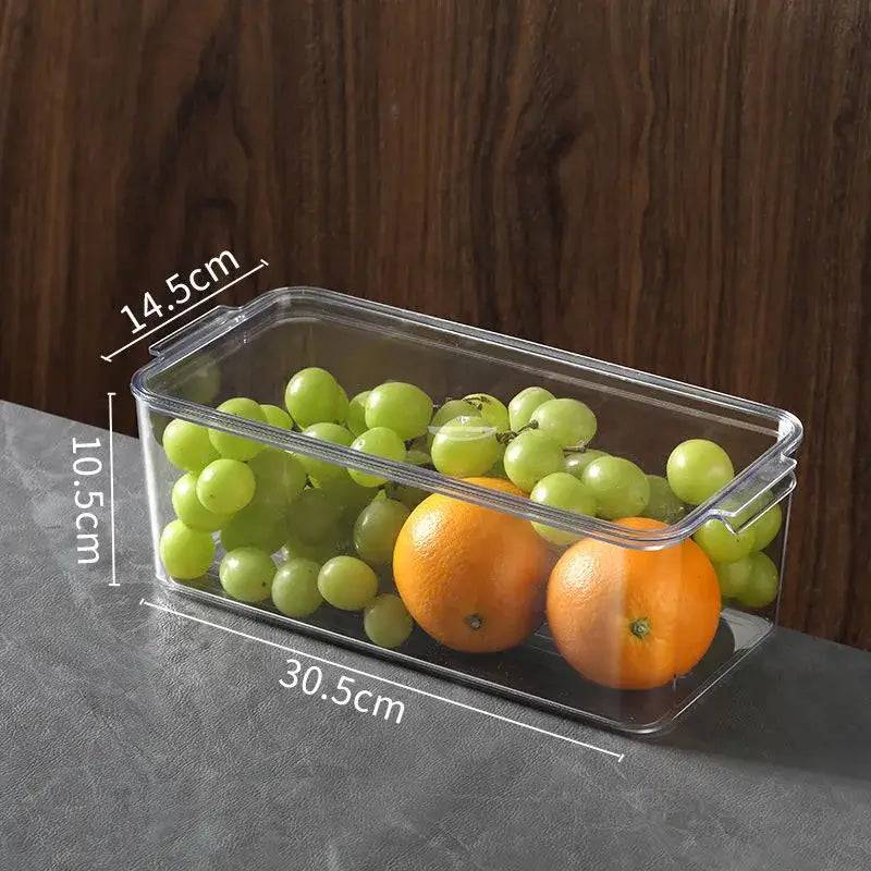 Stackable Fridge Organiser Bins with Lids