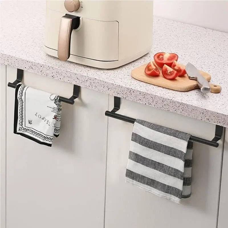 Stainless Steel Over Cabinet Towel Rack