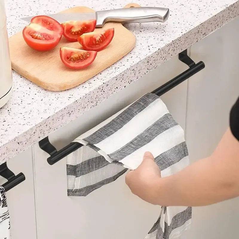Stainless Steel Over Cabinet Towel Rack