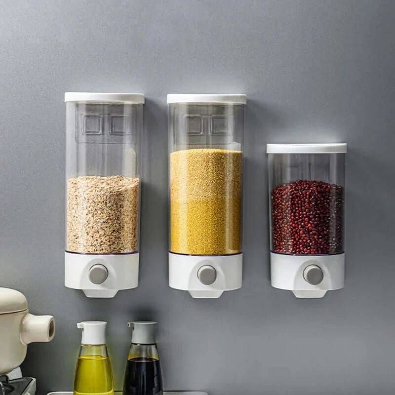 Wall-Mounted Grain Storage Box