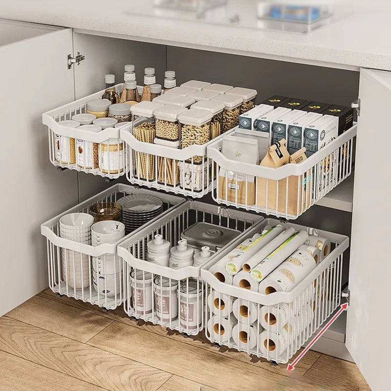 Kitchen Pull Out Storage Shelf