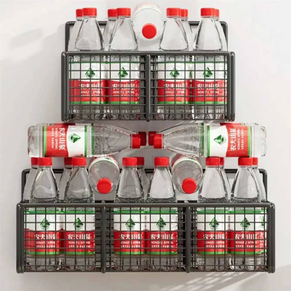 Wall-Mounted Kitchen Storage Rack