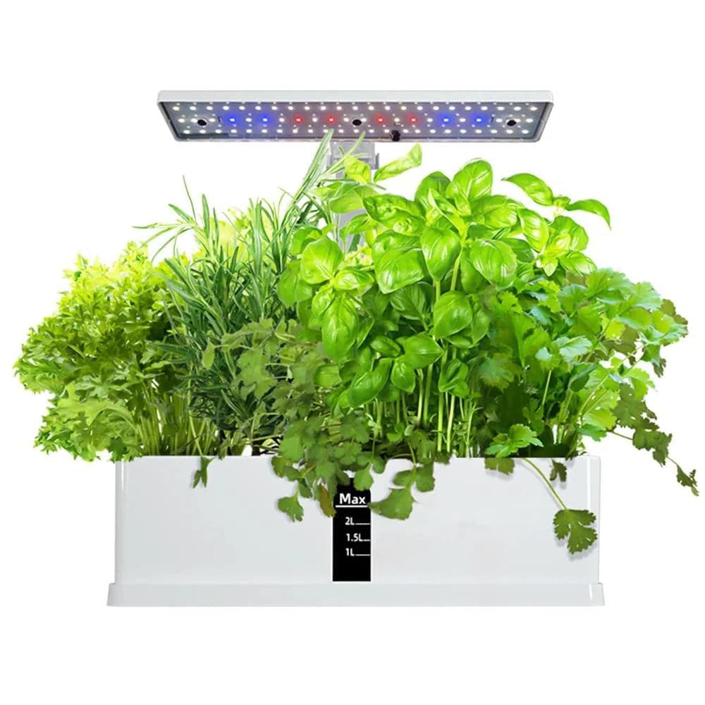 Adjustable Hydroponic Garden System with LED Grow Lights