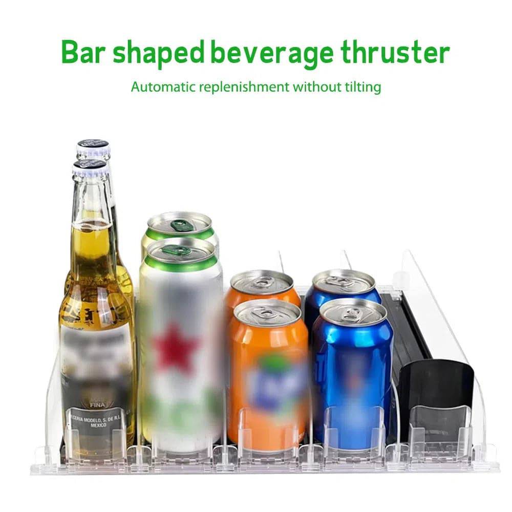 Canned Beverage Push Rack