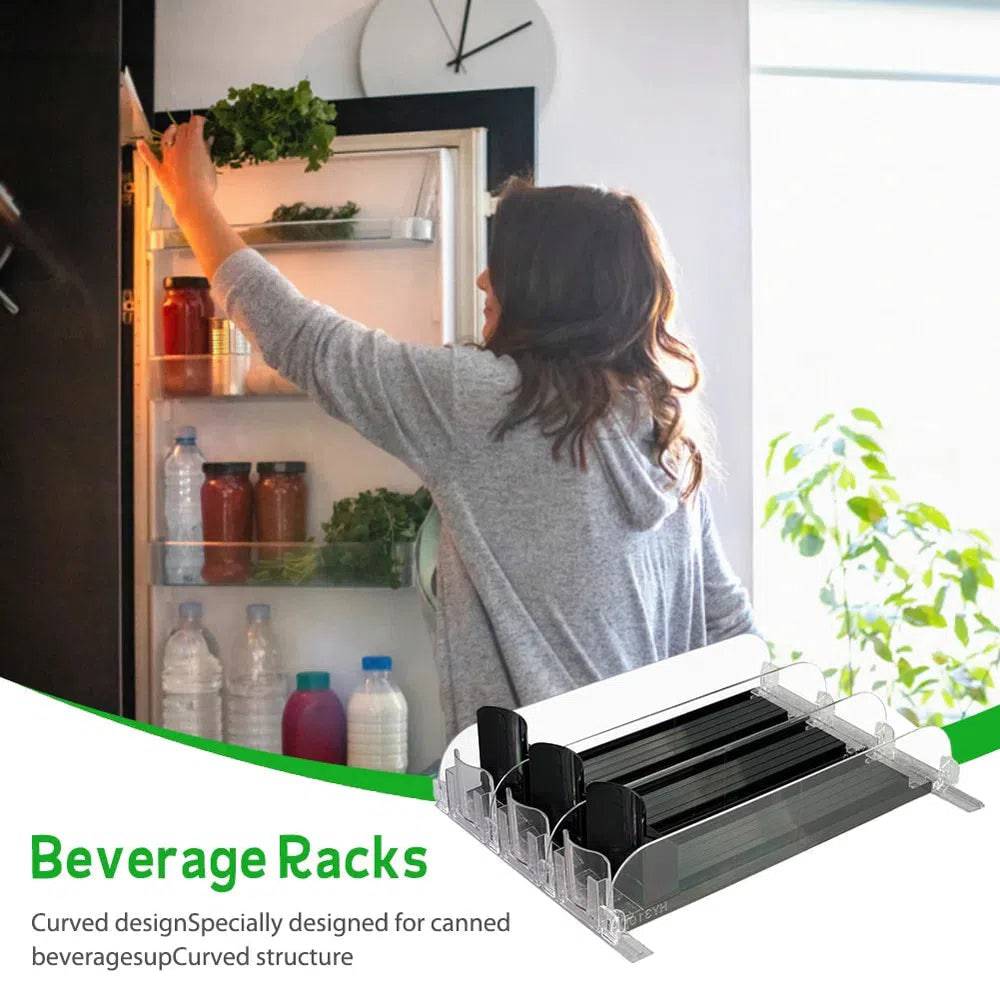 Canned Beverage Push Rack