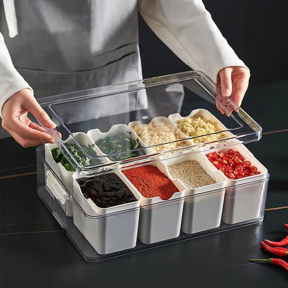 8 In 1 Seasoning Storage Box