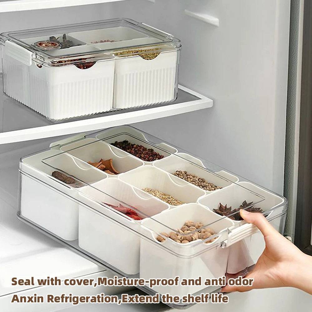 8 In 1 Seasoning Storage Box