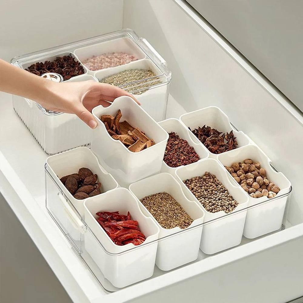 8 In 1 Seasoning Storage Box