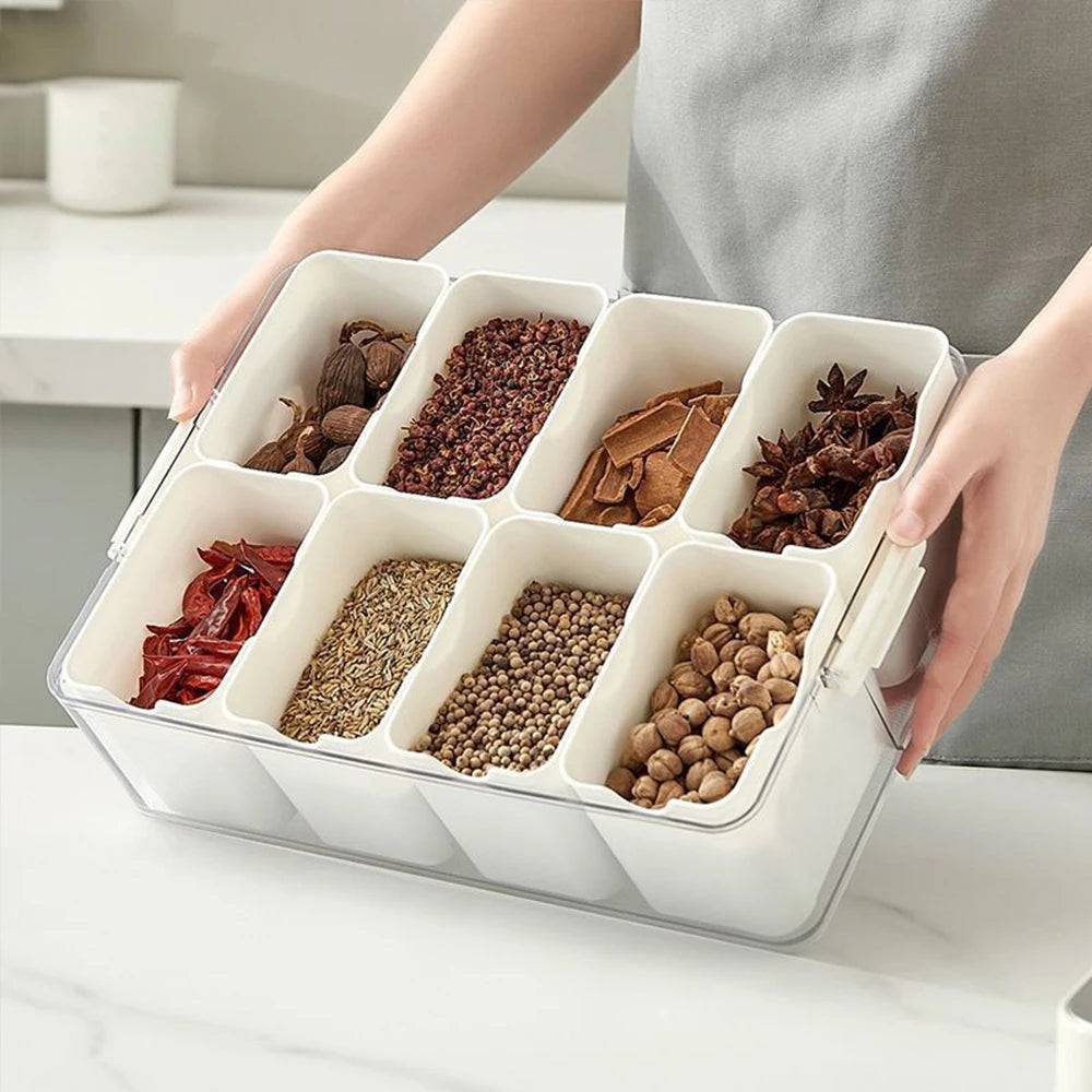 8 In 1 Seasoning Storage Box