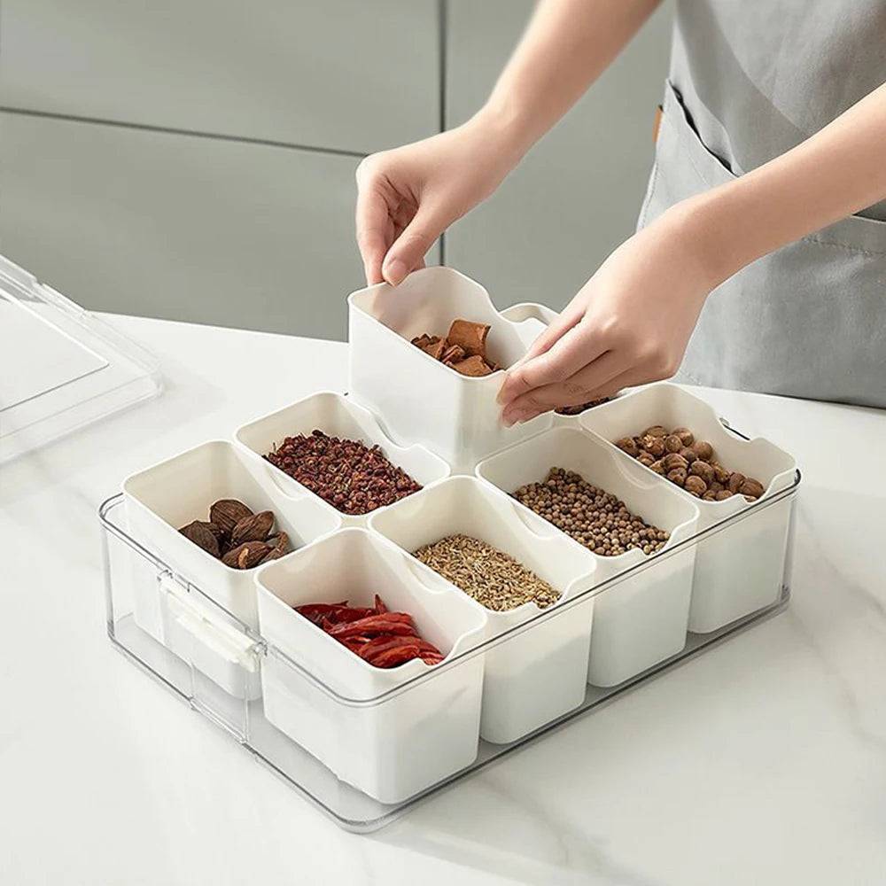 8 In 1 Seasoning Storage Box