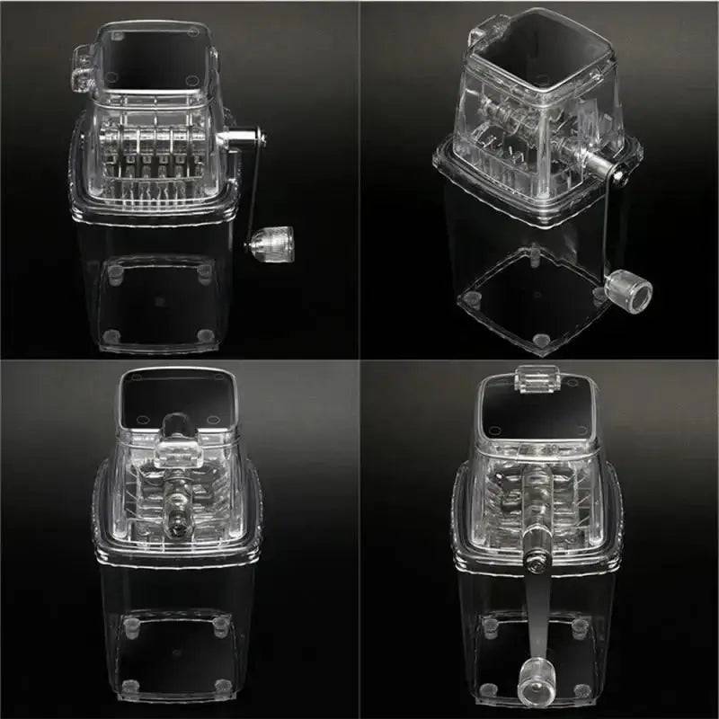 Portable Hand-Cranked Ice Crusher