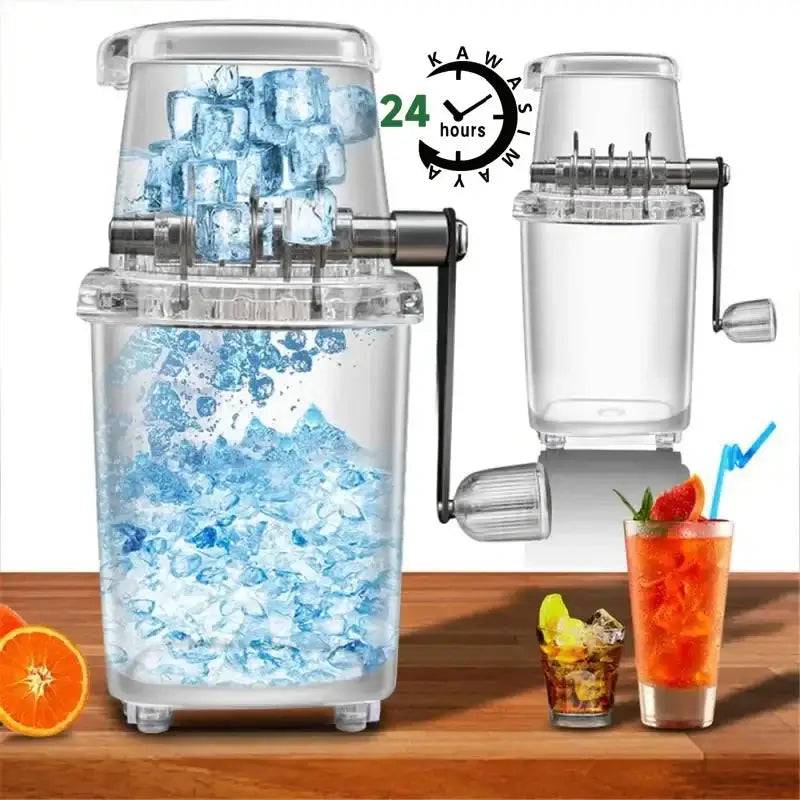 Portable Hand-Cranked Ice Crusher