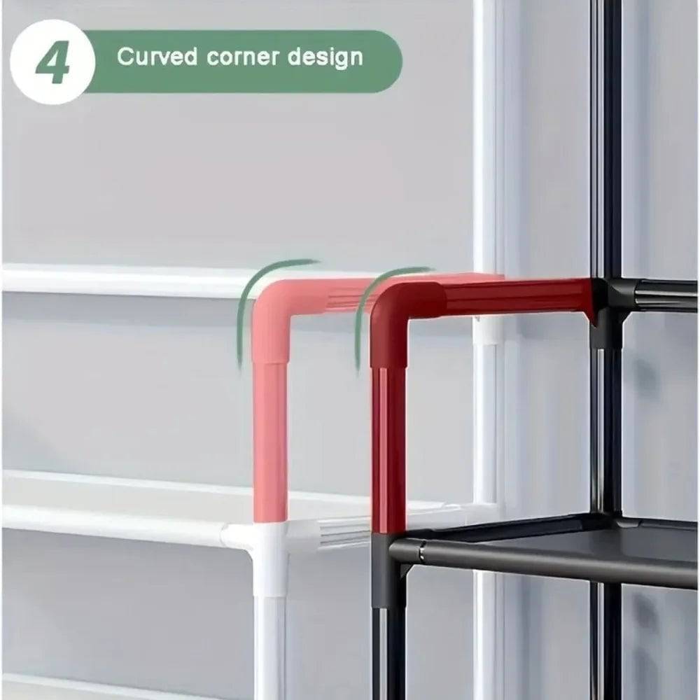 Multi-Layer Shoe and Hat Rack