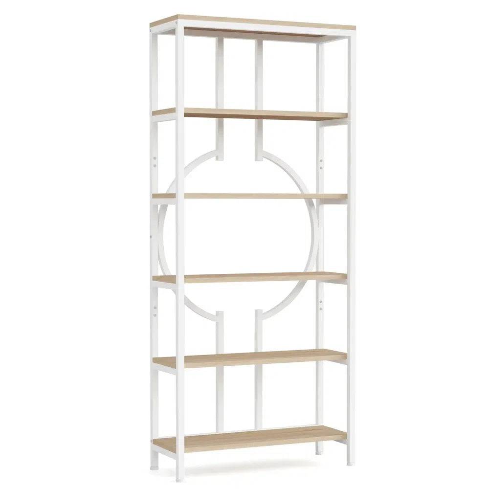 Retro 5-Tier Bookcase & Storage Shelf