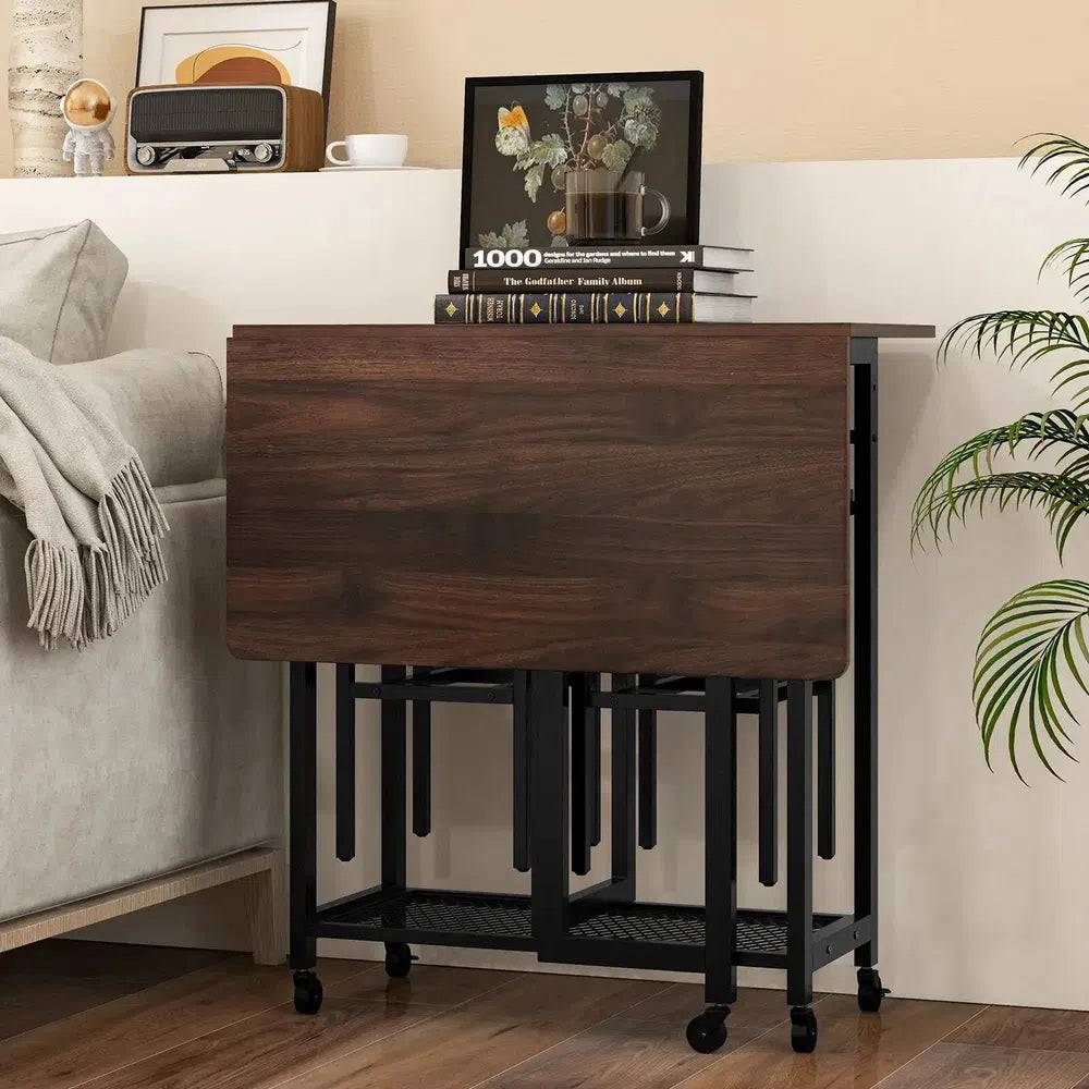 3-Piece Folding Dining Table Set