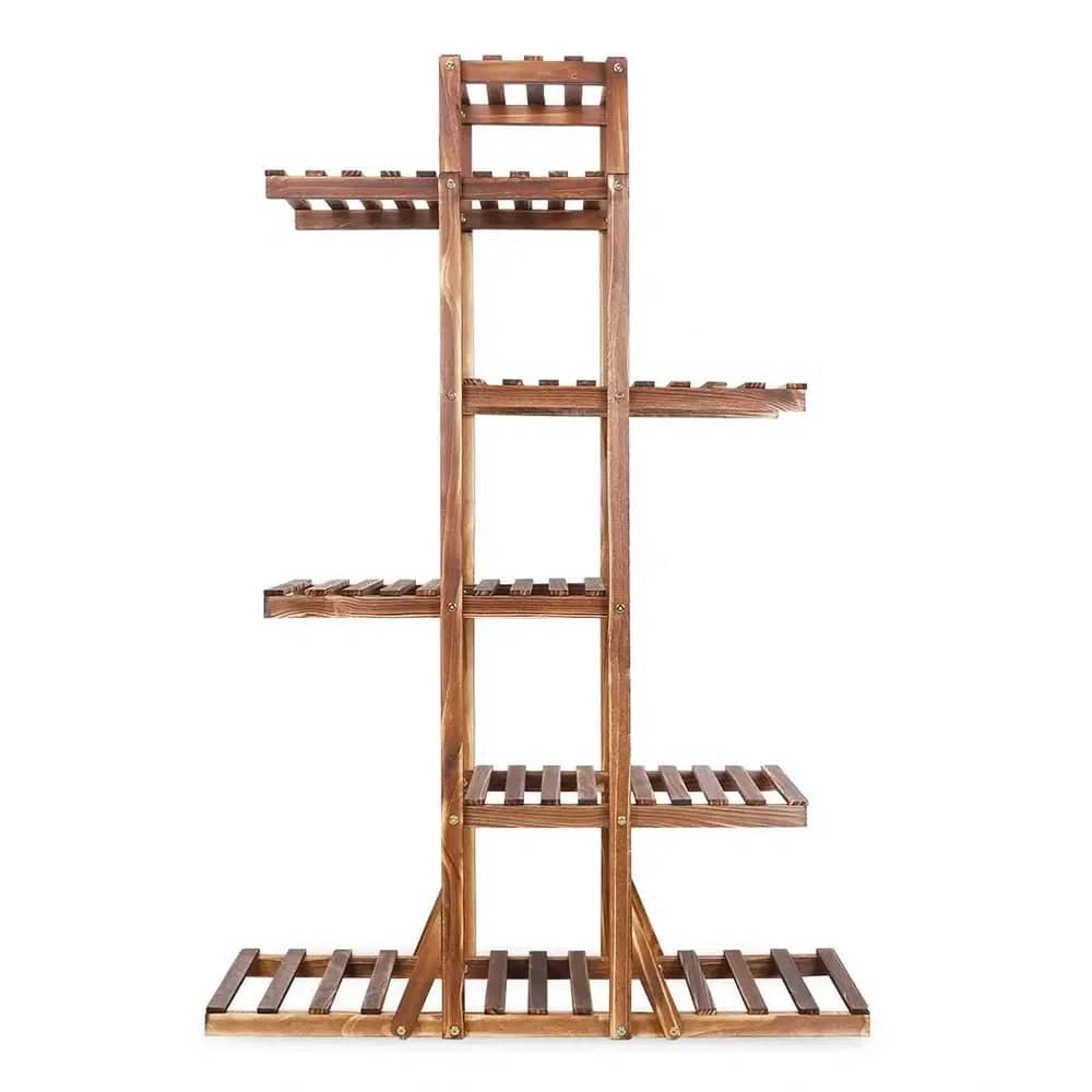 6-Tier Solid Pine Wood Plant Stand
