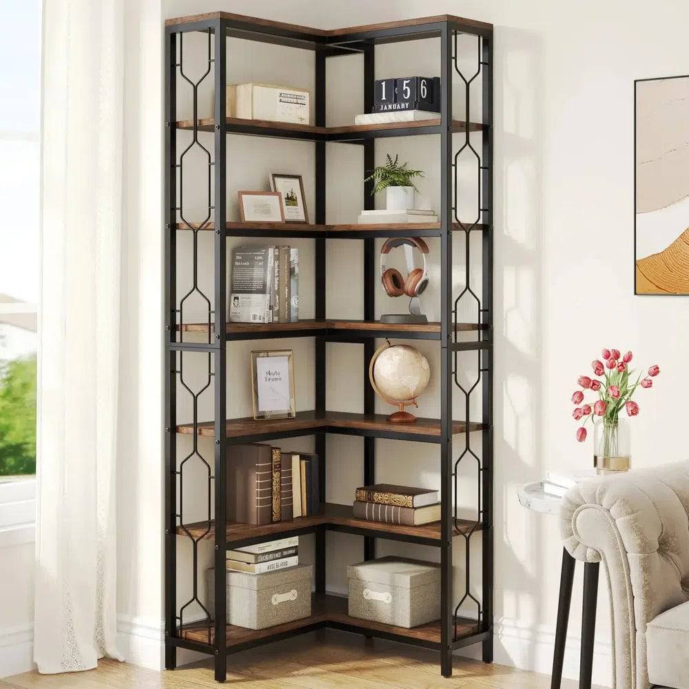 7-Tier Corner Bookcase