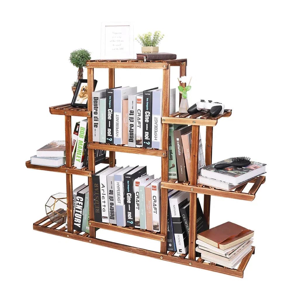 9-Tier Solid Pine Wood Plant Stand