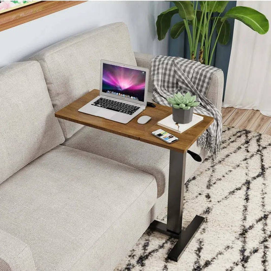 Adjustable Overbed Table with Wheels