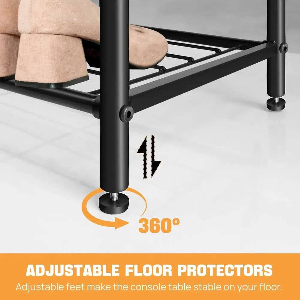 Coat Rack Stand with Shoe Bench