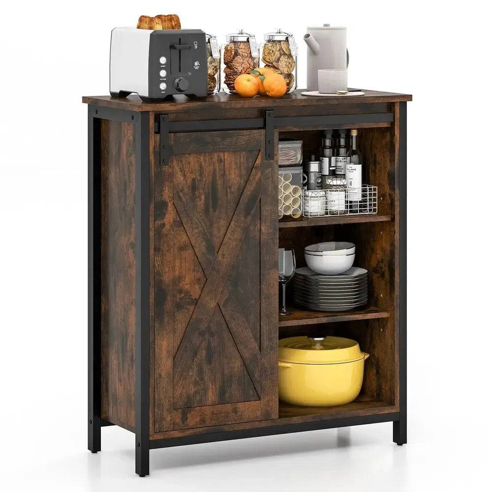 Farmhouse Storage Sideboard Cabinet