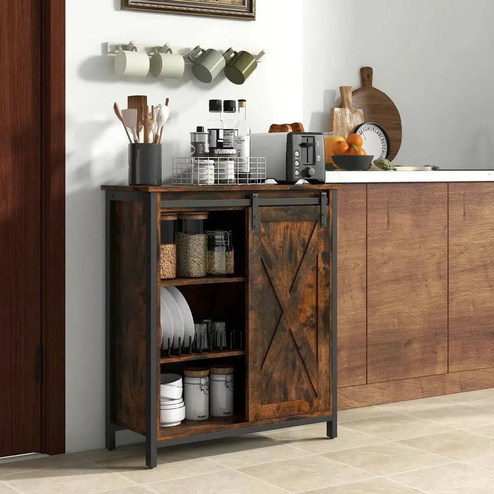 Farmhouse Storage Sideboard Cabinet