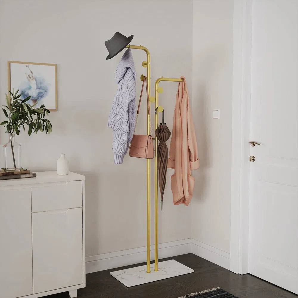 Floor Standing Coat Stand with Granite Base