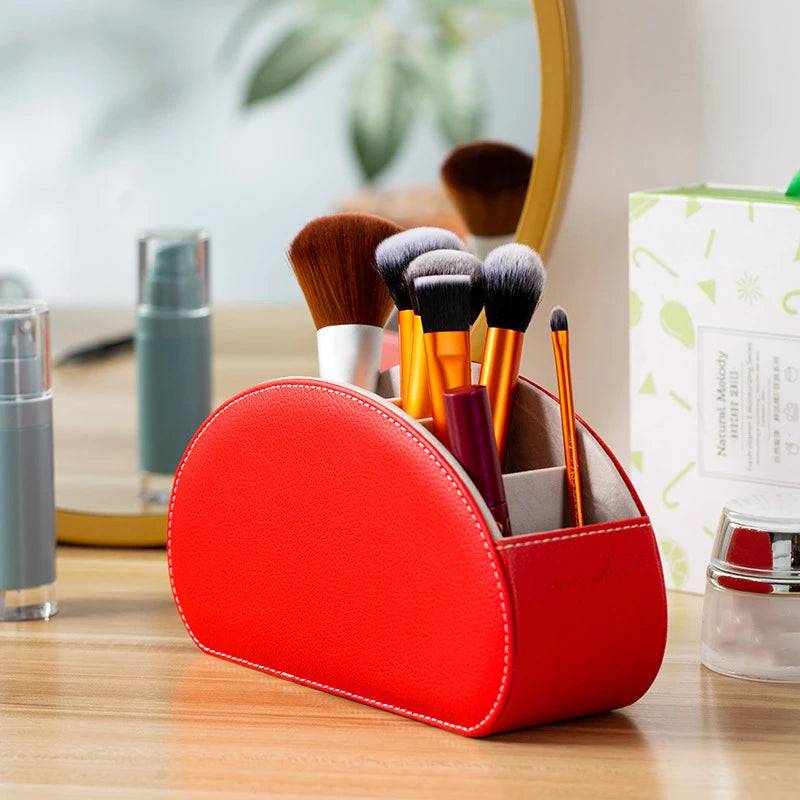Leather Remote Control Storage Box