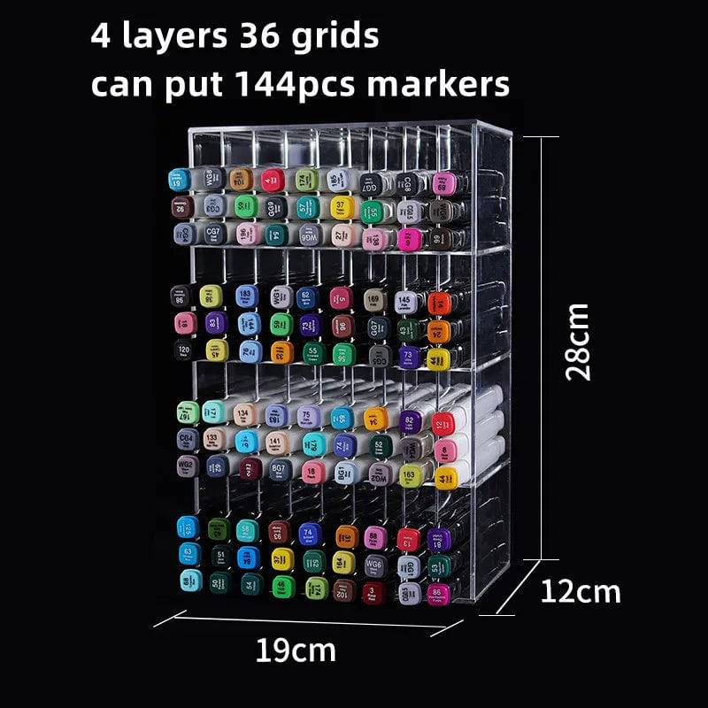 Acrylic Transparent Marker Holder