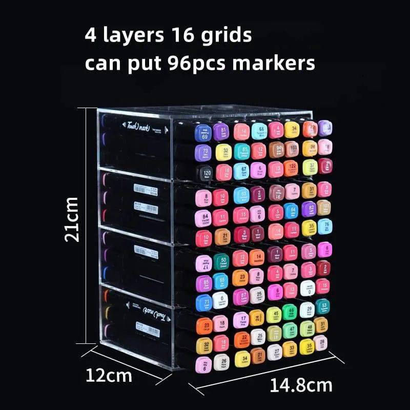 Acrylic Transparent Marker Holder