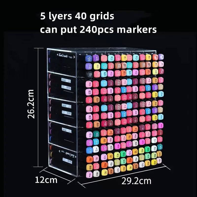 Acrylic Transparent Marker Holder