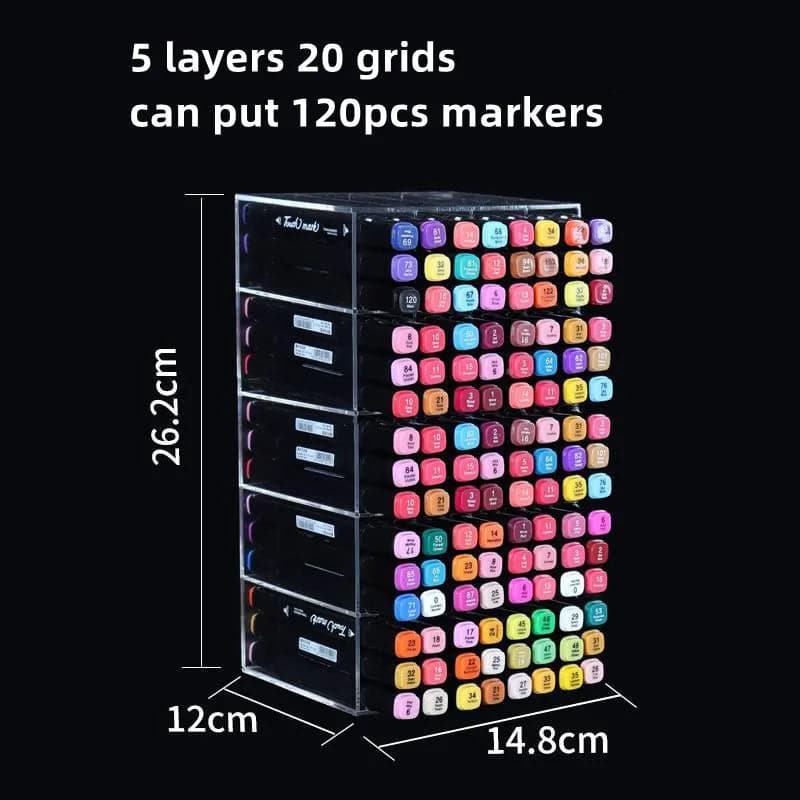 Acrylic Transparent Marker Holder