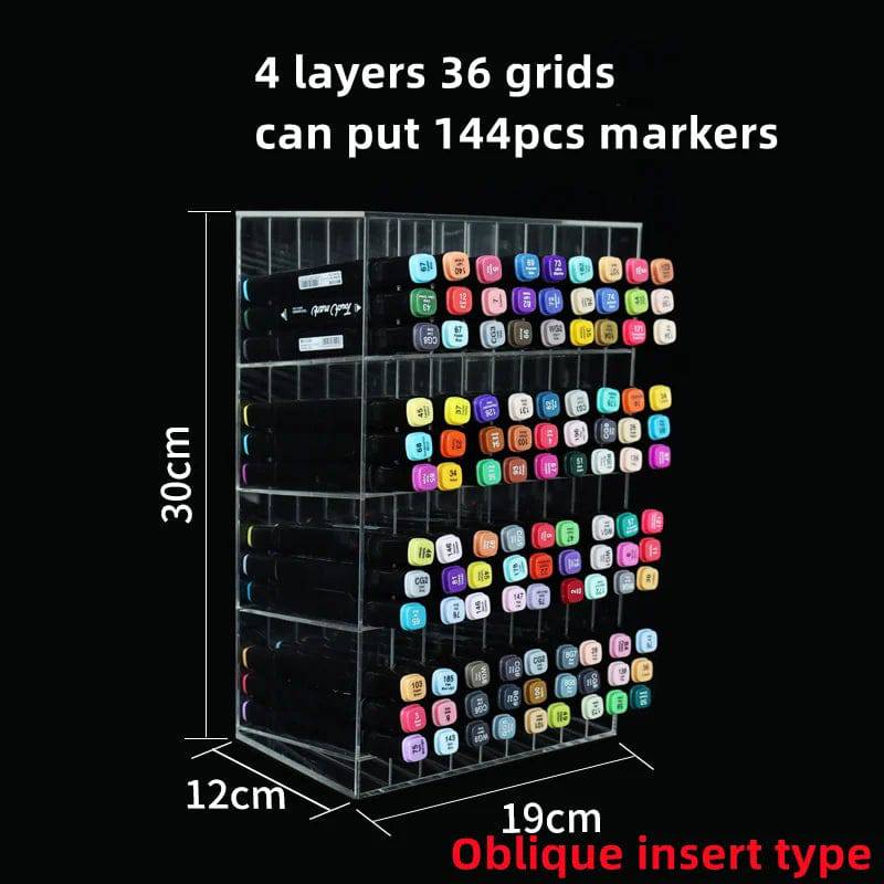 Acrylic Transparent Marker Holder