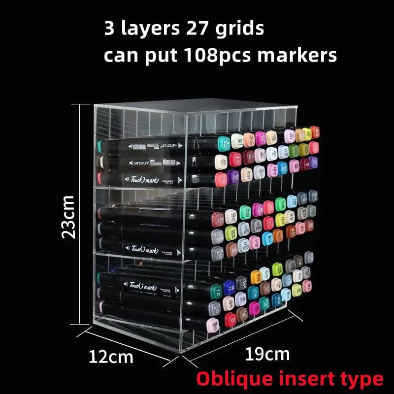 Acrylic Transparent Marker Holder