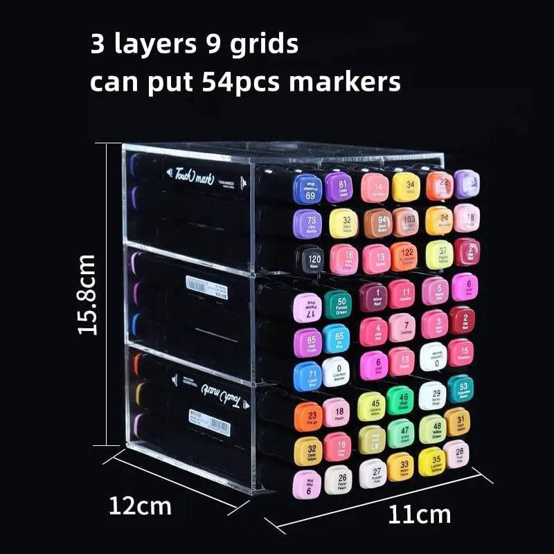 Acrylic Transparent Marker Holder