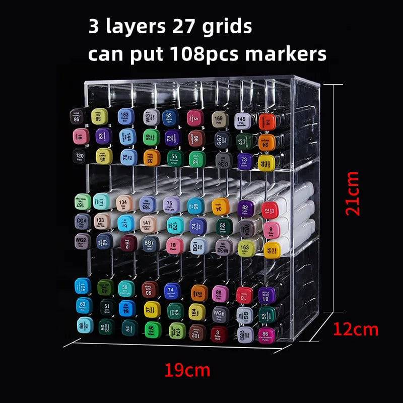 Acrylic Transparent Marker Holder
