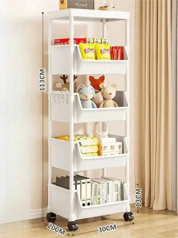 Multifunctional Trolley Storage Rack