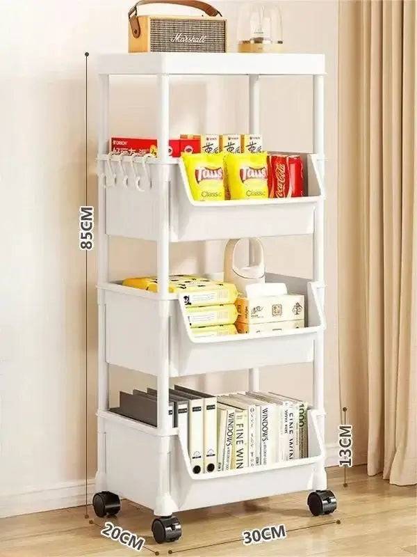 Multifunctional Trolley Storage Rack