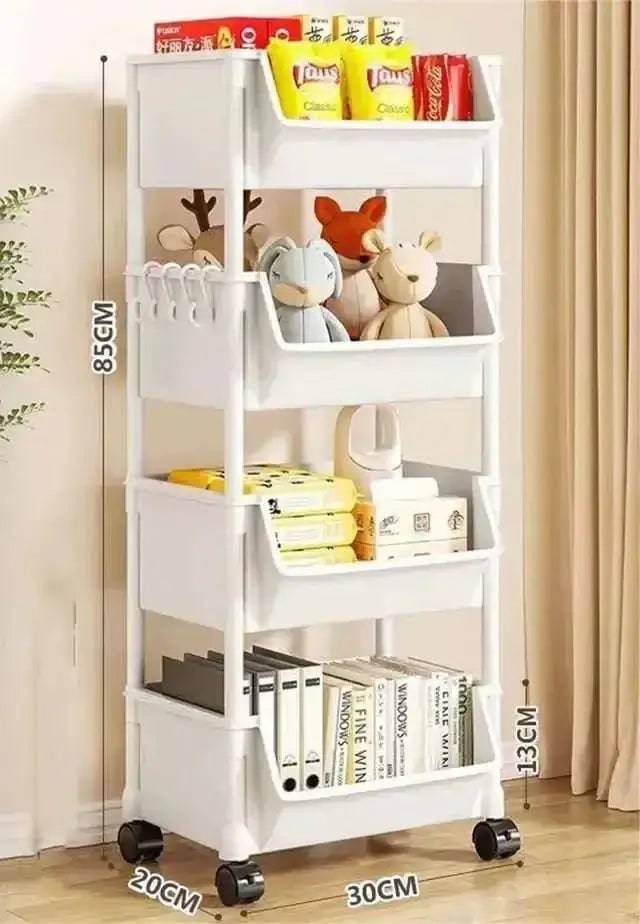 Multifunctional Trolley Storage Rack