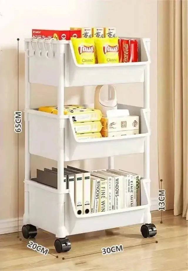 Multifunctional Trolley Storage Rack