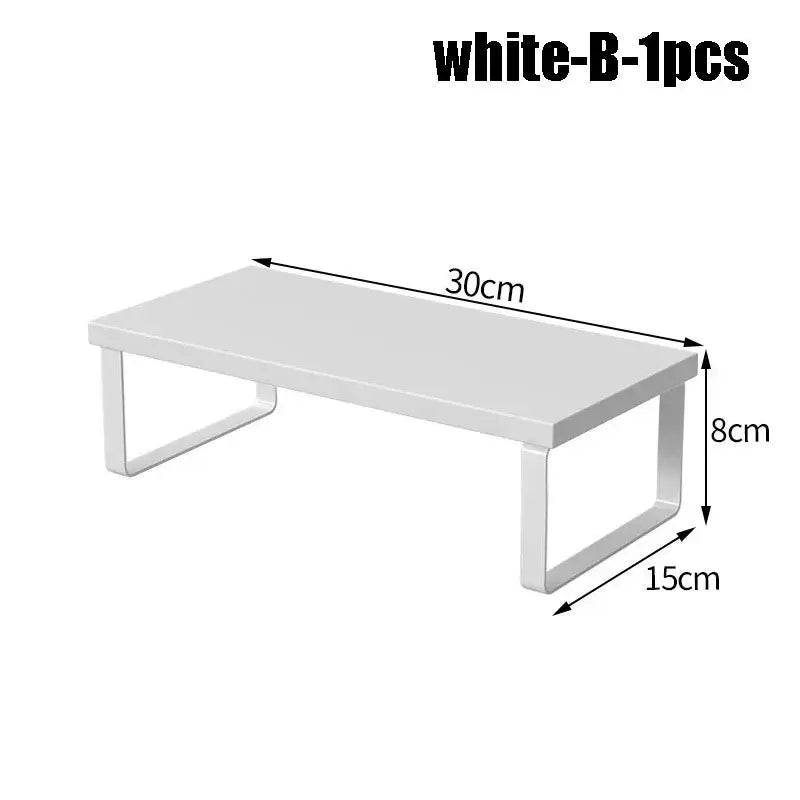 Desktop Elevated Storage Rack and Laptop Stand