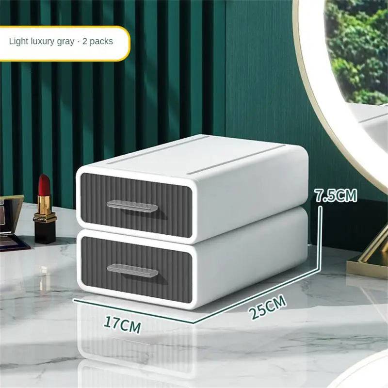 Stackable Desktop Drawer Storage Box