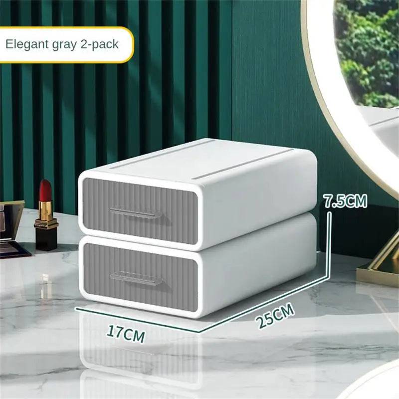 Stackable Desktop Drawer Storage Box