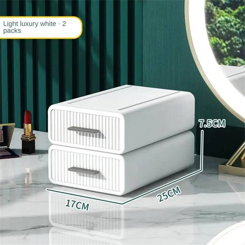 Stackable Desktop Drawer Storage Box