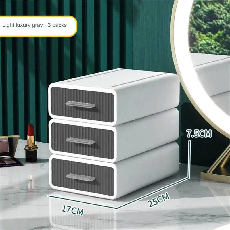 Stackable Desktop Drawer Storage Box
